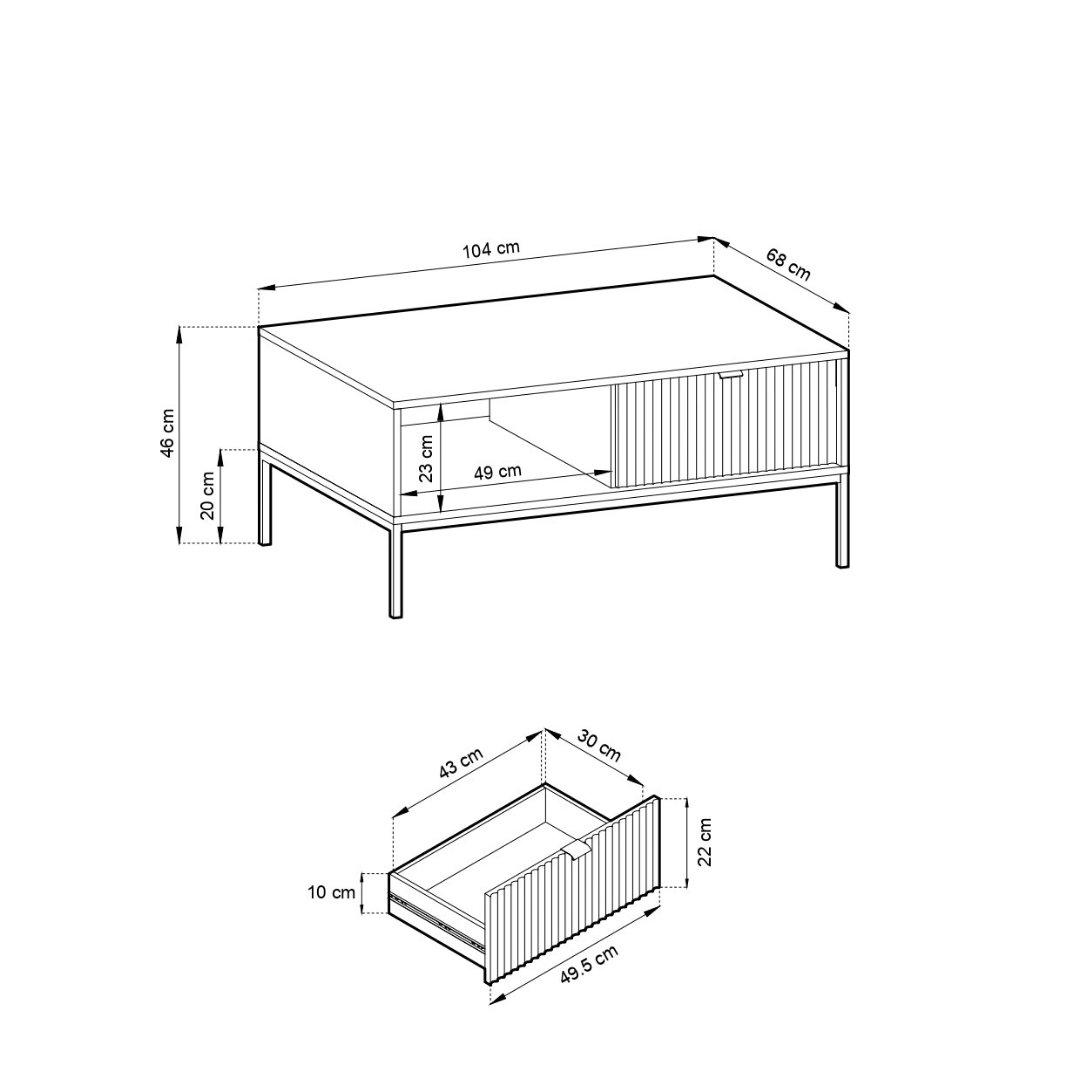 CHARLES - Table basse