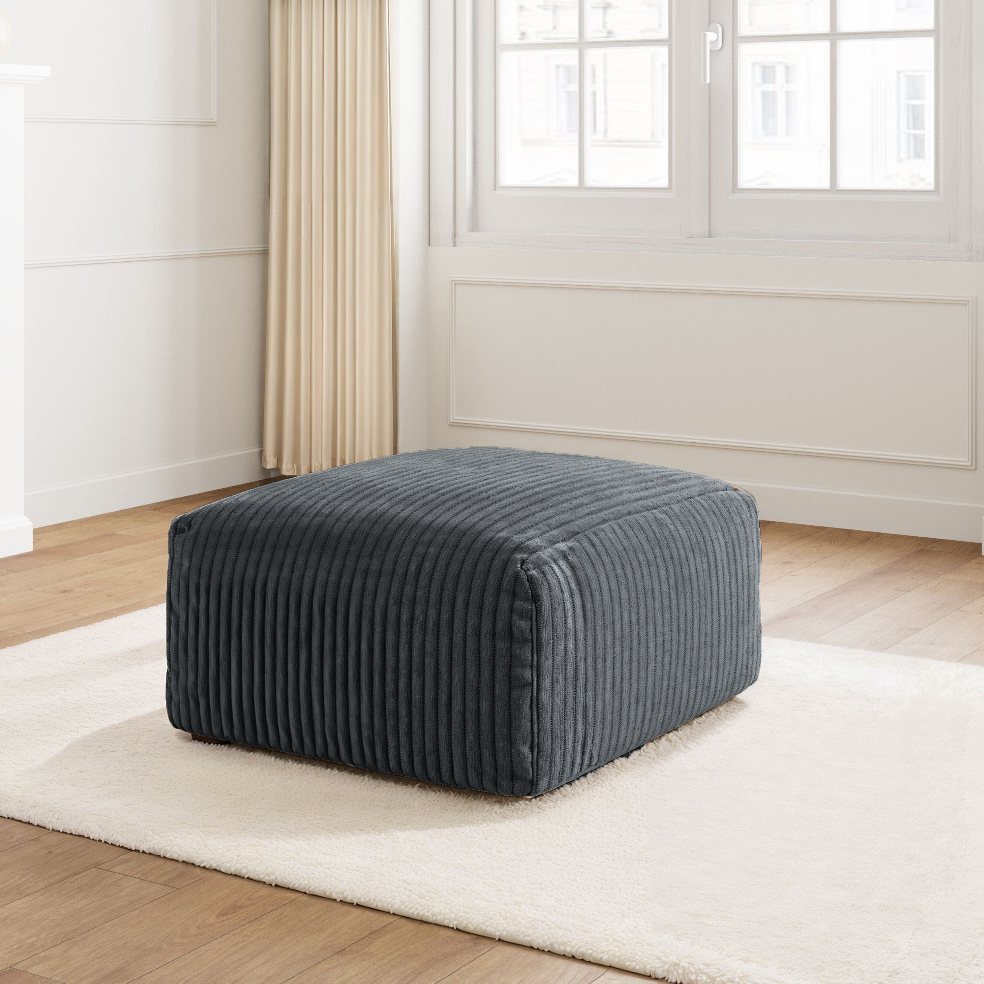 ELIO POUF | Velours Côtelé