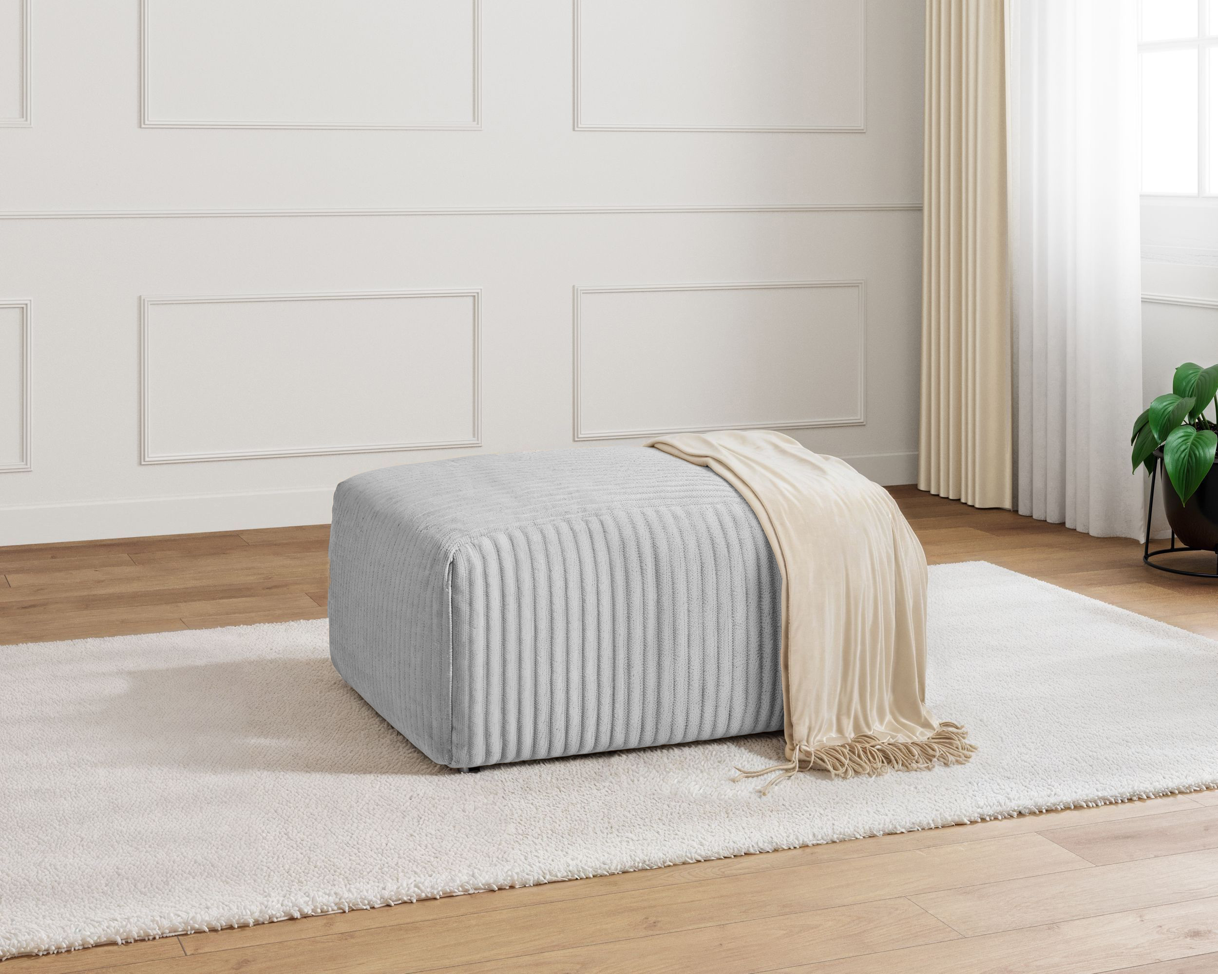 OLYMPE POUF | Velours Côtelé